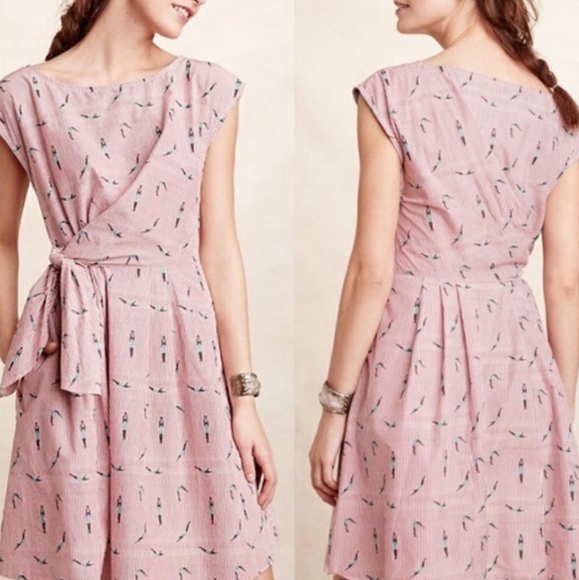 Maeve Dresses & Skirts - Anthro Maeve Bathing Beauties Diver Dress Size 8